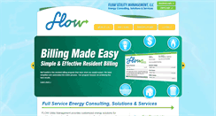 Desktop Screenshot of flowutilitymanagement.com